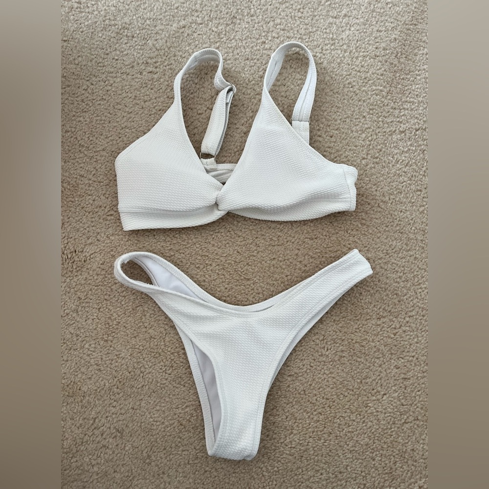 White Bikini - top & bottom SMALL